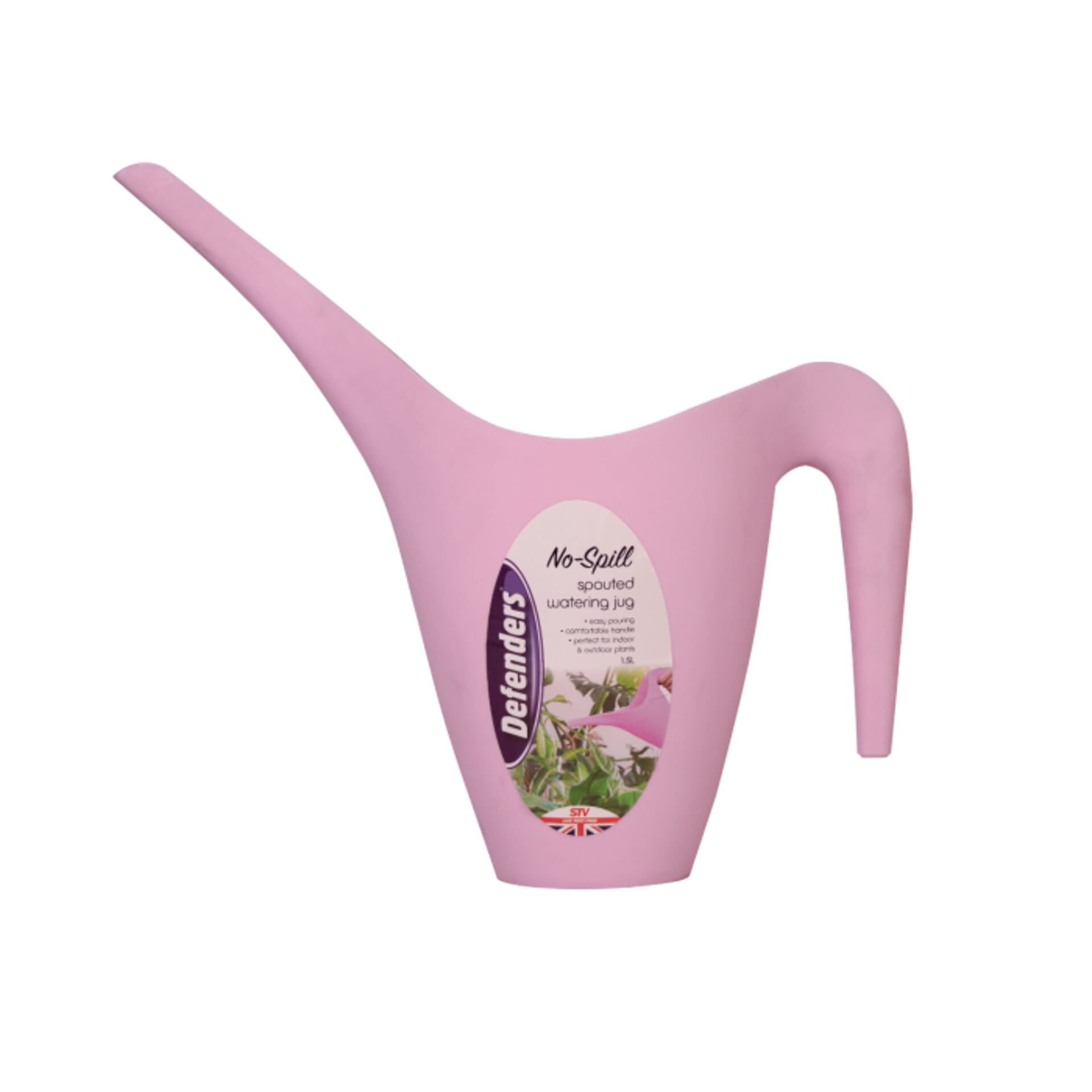 STV - No-Spill Spouted Watering Jug - 1.5L - Assorted Colours