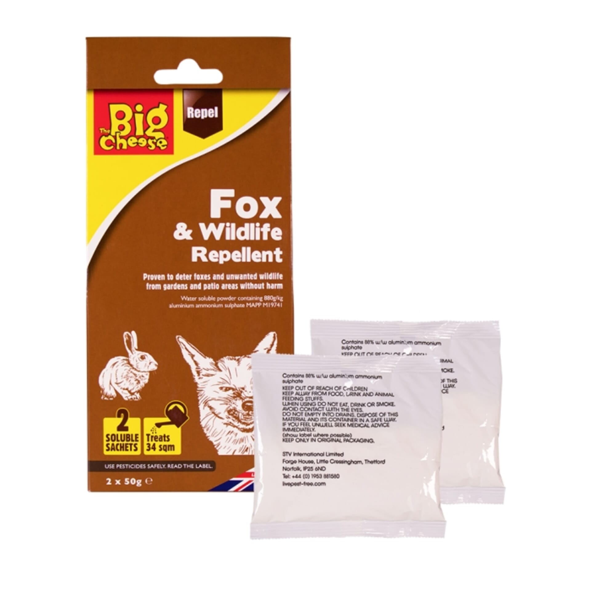 STV - Fox & Wildlife Repellent Sachet - 50g x 2
