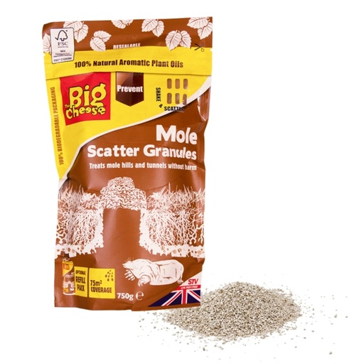 STV - Mole Scatter Granules - 750g Refill