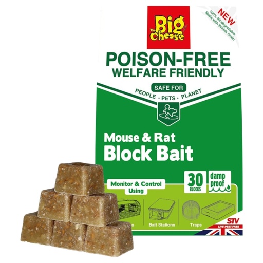 STV - Mouse & Rat Block Bait - 10g x 30