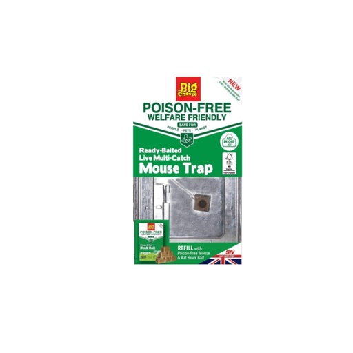 STV - Ready-Baited Live Multi-Catch Mouse Trap