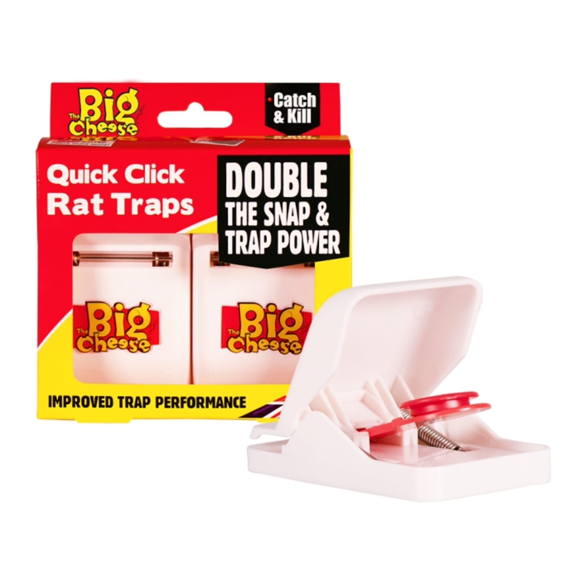 STV - Quick Click Rat Trap - Twinpack