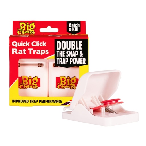 STV - Quick Click Rat Trap - Twinpack