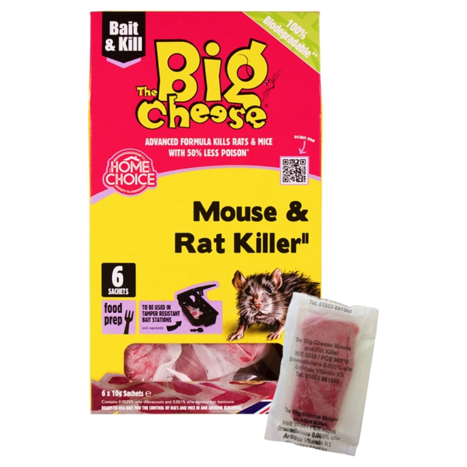 STV - Mouse & Rat Killer Pasta Sachet - 10g x 6