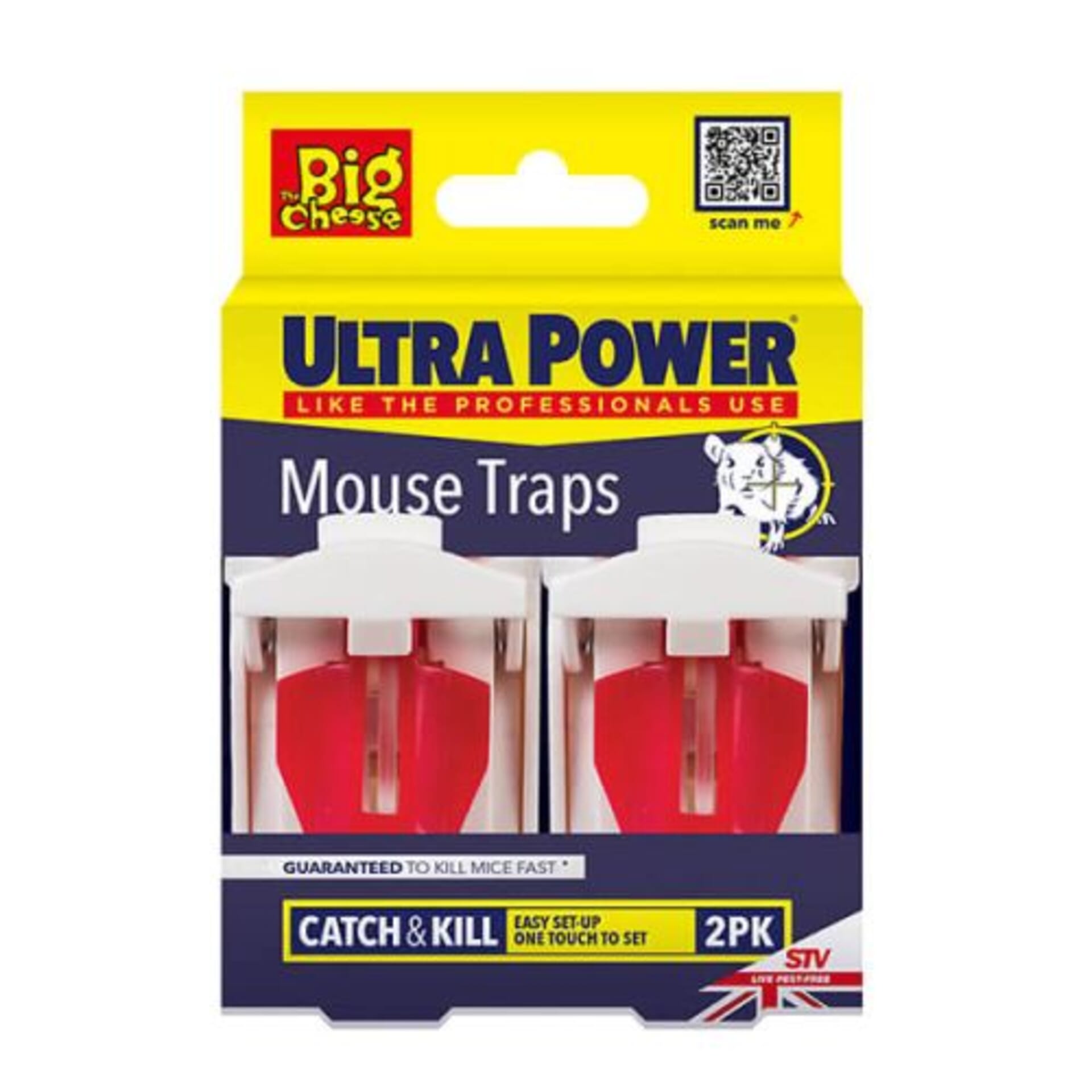STV - Ready-Baited Mouse Trap - Twinpack