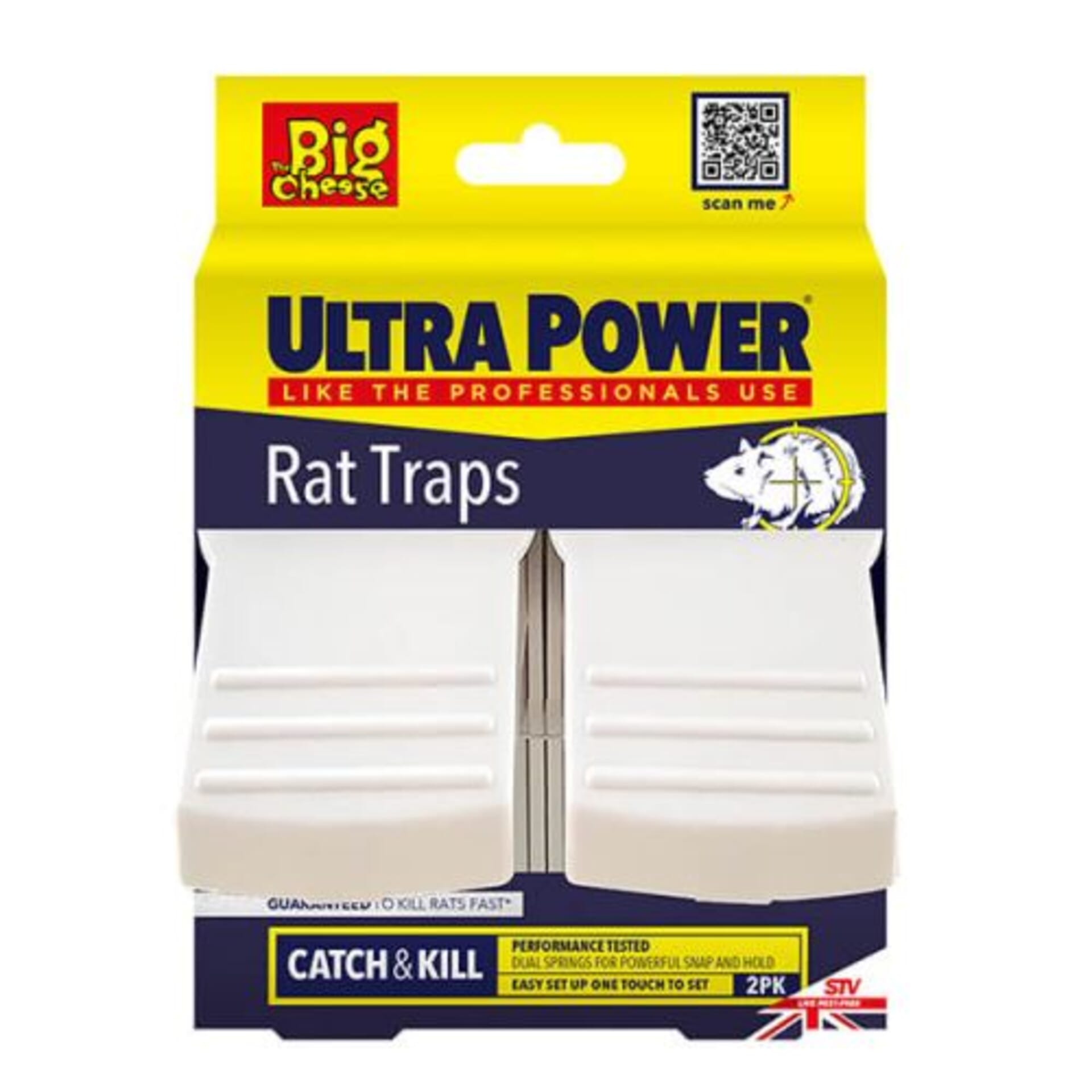 STV - Ready-Baited Rat Trap - Twinpack