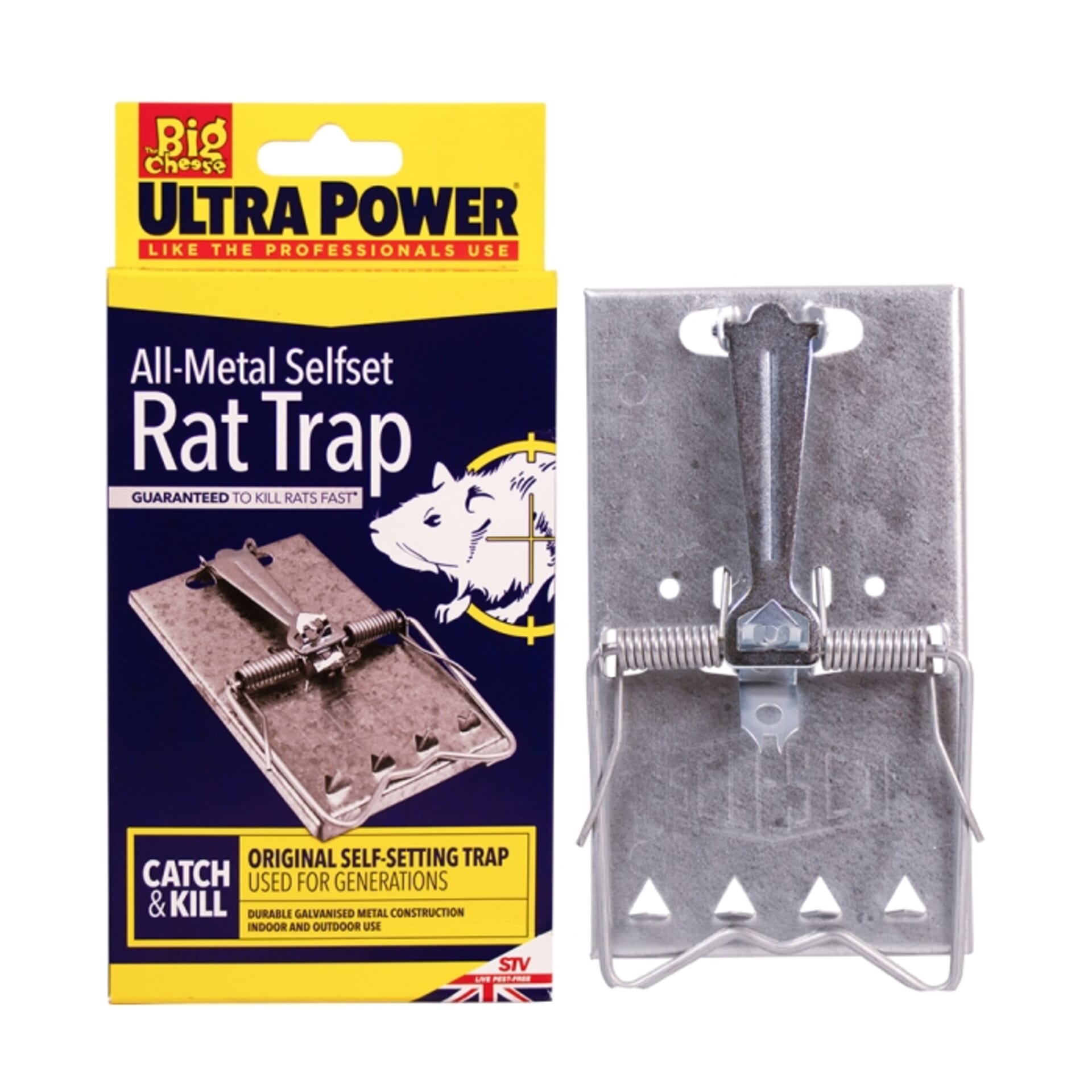 STV - All-Metal Selfset Rat Trap