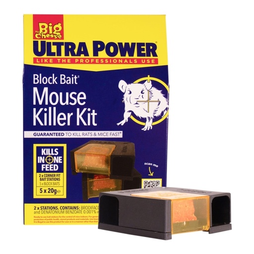 STV - Block Bait Mouse Killer Kit - Twinpack
