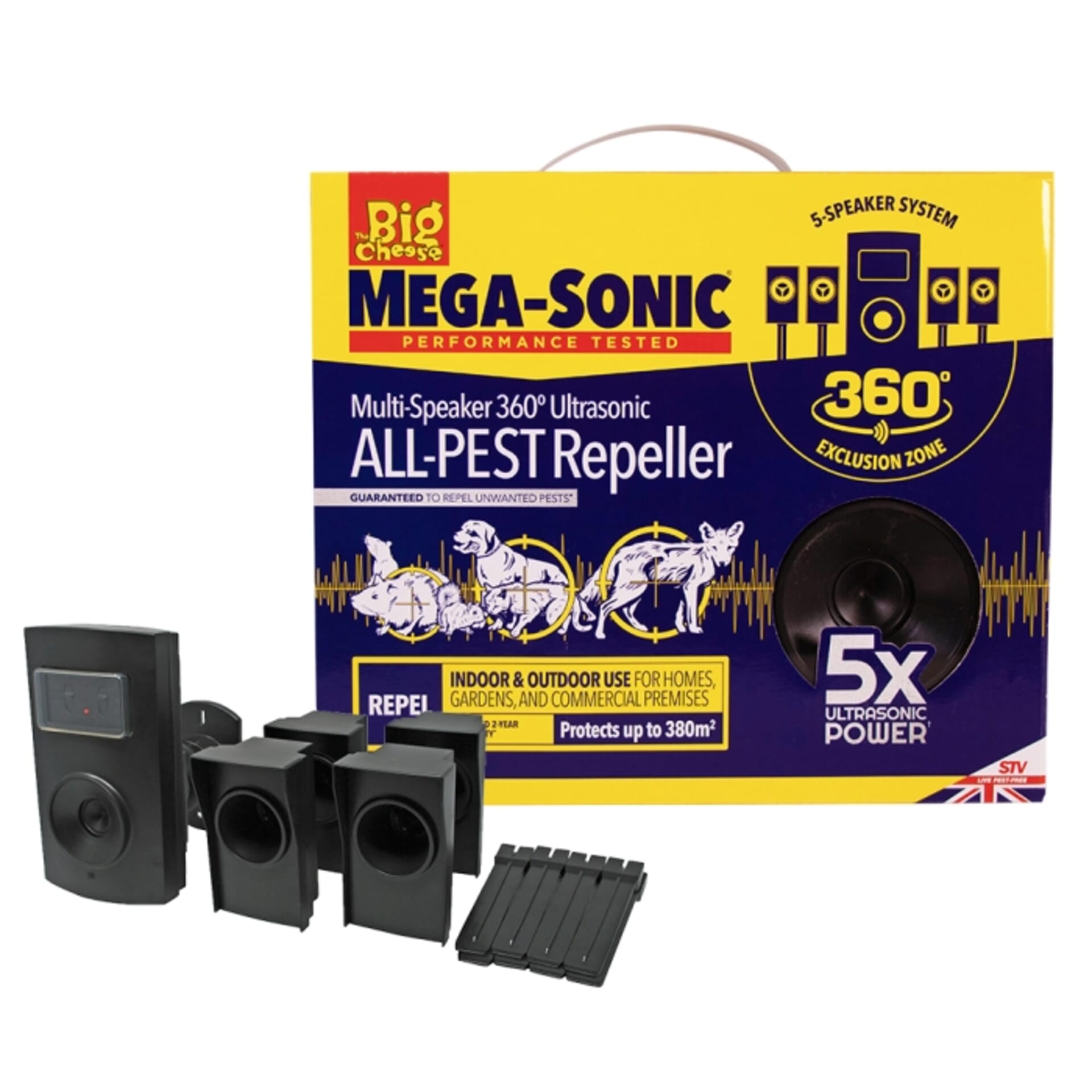STV - Mega-Sonic® Multi-Speaker ALL-PEST Repeller