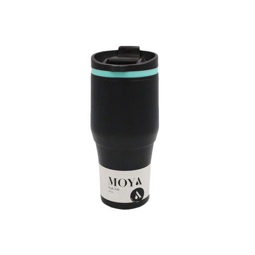 Moya - "High Tide" 380ml Travel Coffee Mug Blue/Black