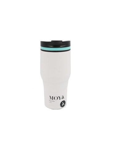 Moya - "High Tide" 380ml Travel Coffee Mug Blue/White
