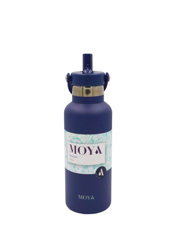 Moya - "Starfish" 500ml Insulated Sustainable Water Bottle Navy