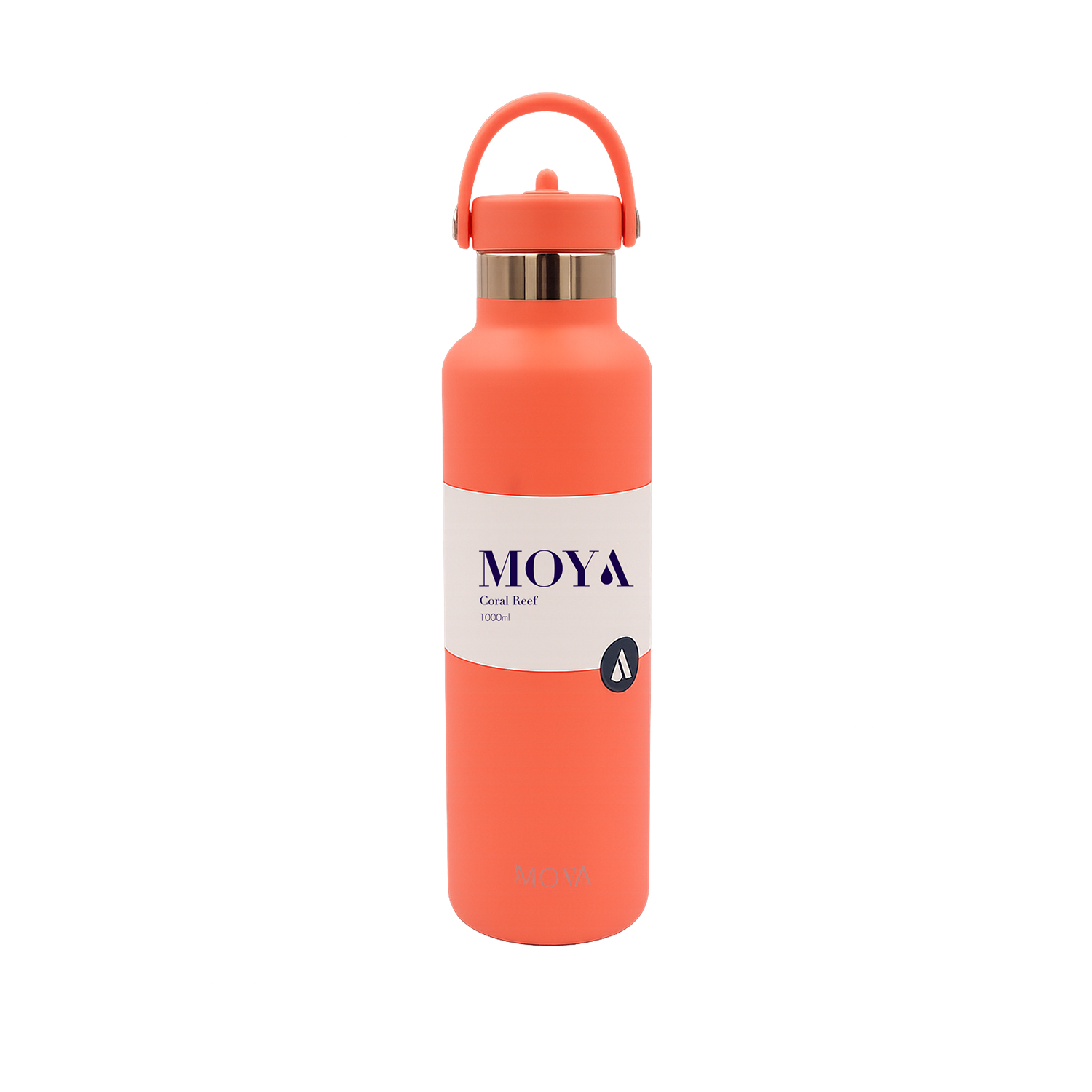 Moya - "Coral Reef" 1L Insulated Sustainable Water Bottle Coral