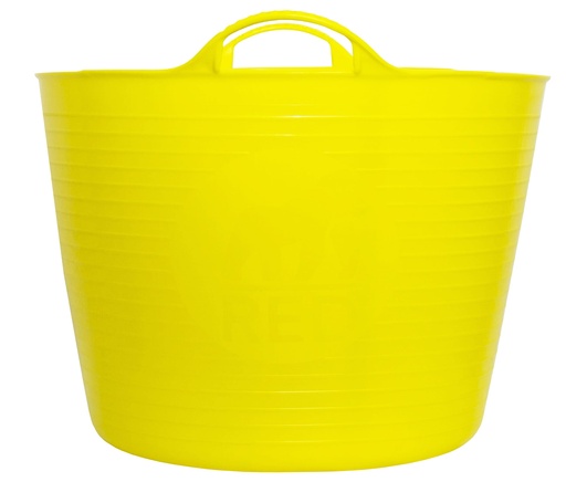 Red Gorilla - Tubs & Recycled Black Tubs - Large 38L Yellow