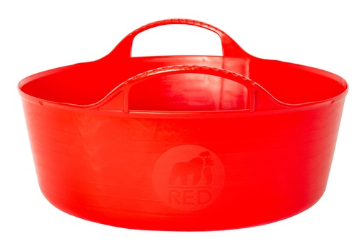 Red Gorilla - Tubs & Recycled Black Tubs - Mini Shallow 5L Red
