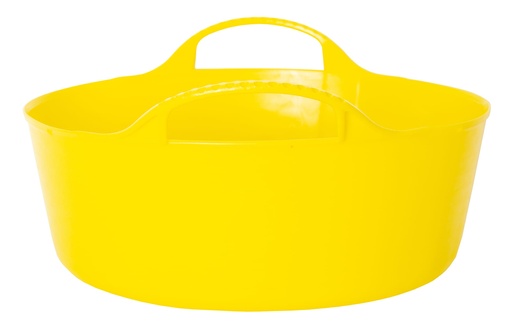 Red Gorilla - Gorilla Tubs & Recycled Black Tubs - Mini Shallow 5L -Yellow