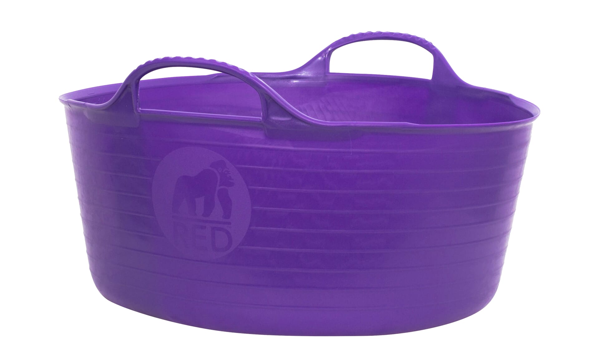 Red Gorilla - Gorilla Tubs & Recycled Black Tubs - Small Shallow 15L- Purple