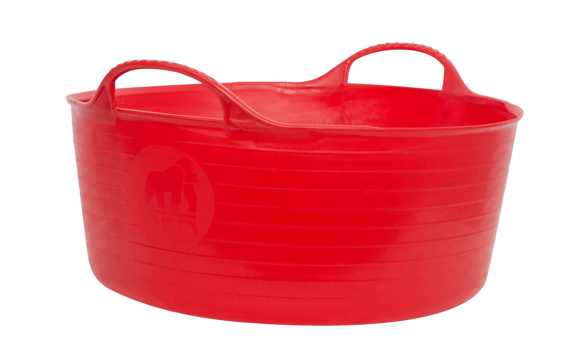 Red Gorilla - Gorilla Tubs & Recycled Black Tubs - Small Shallow 15L -Red