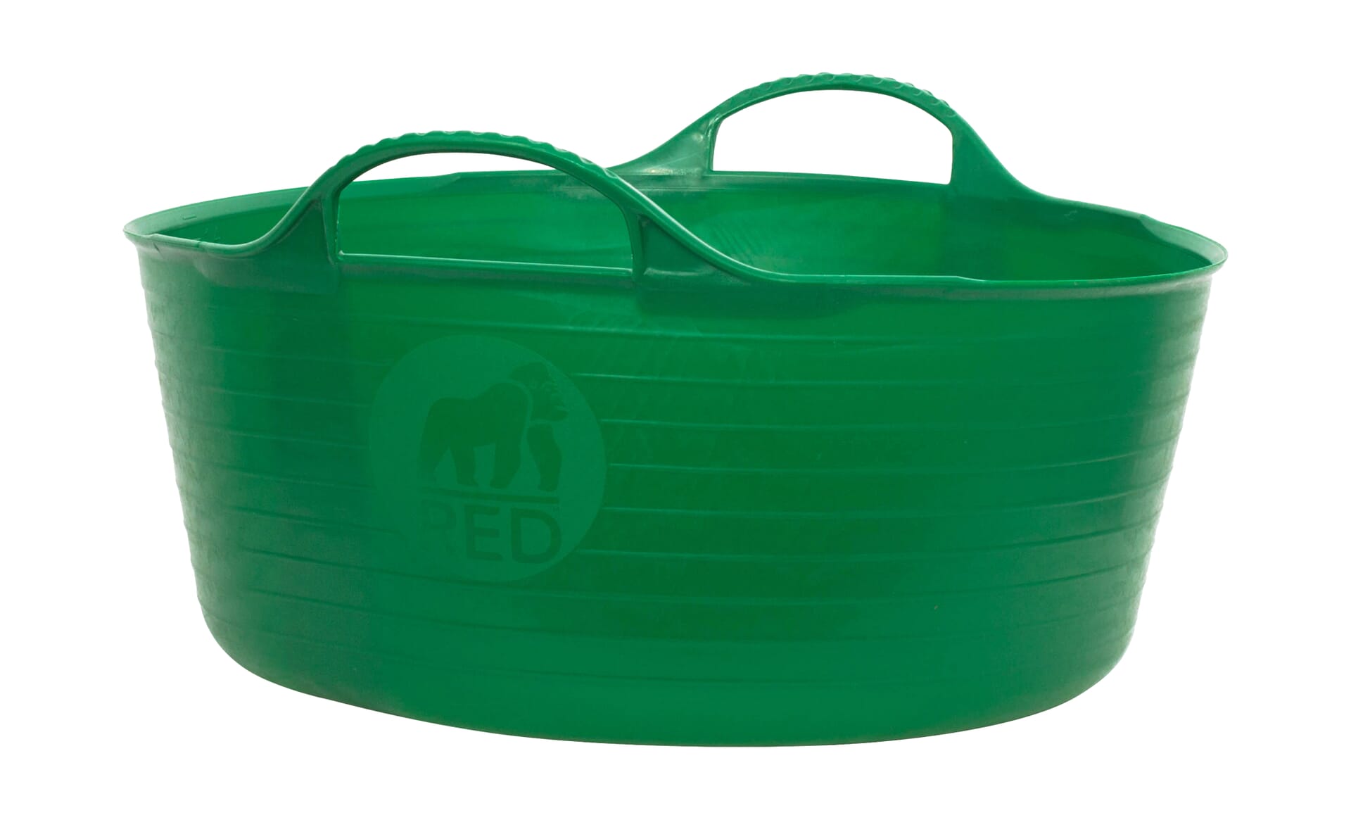 Red Gorilla - Gorilla Tubs & Recycled Black Tubs - Small Shallow 15L -Green