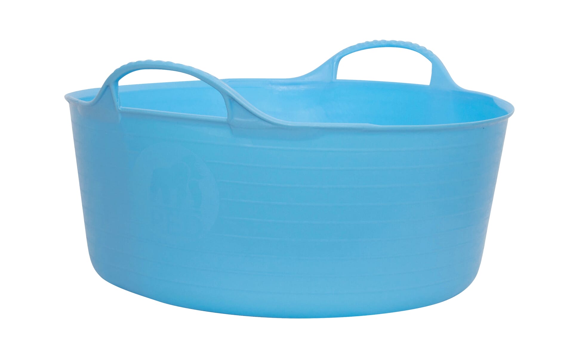Red Gorilla - Gorilla Tubs & Recycled Black Tubs - Small Shallow 15L- Sky Blue