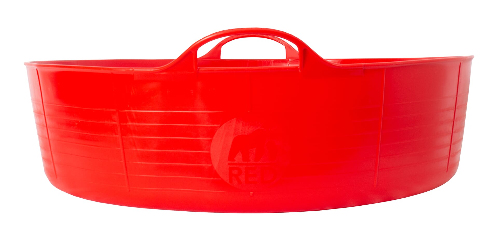 Red Gorilla - Tubs & Recycled Black Tubs - Large Shallow 35L Red