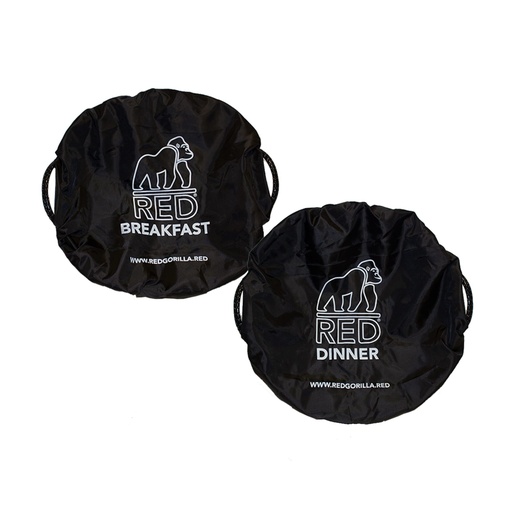 Red Gorilla - Tubcovers - Medium Black Breakfast/Dinner Covers