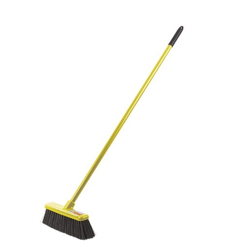 Red Gorilla - Soft Bristle Broom - 30cm Soft Bristle Head and Short Handle Yellow