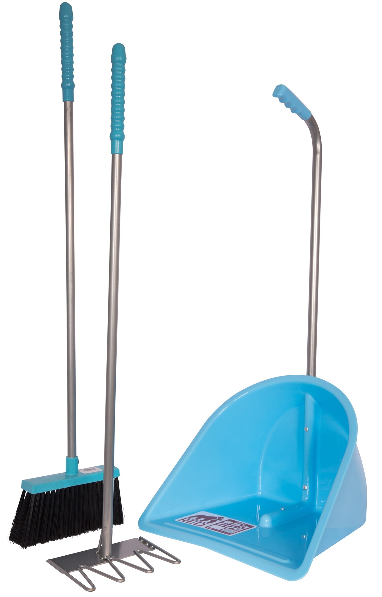 Red Gorilla - Tidee Companion Set - Sky Blue (Tidee + Rake + Broom)