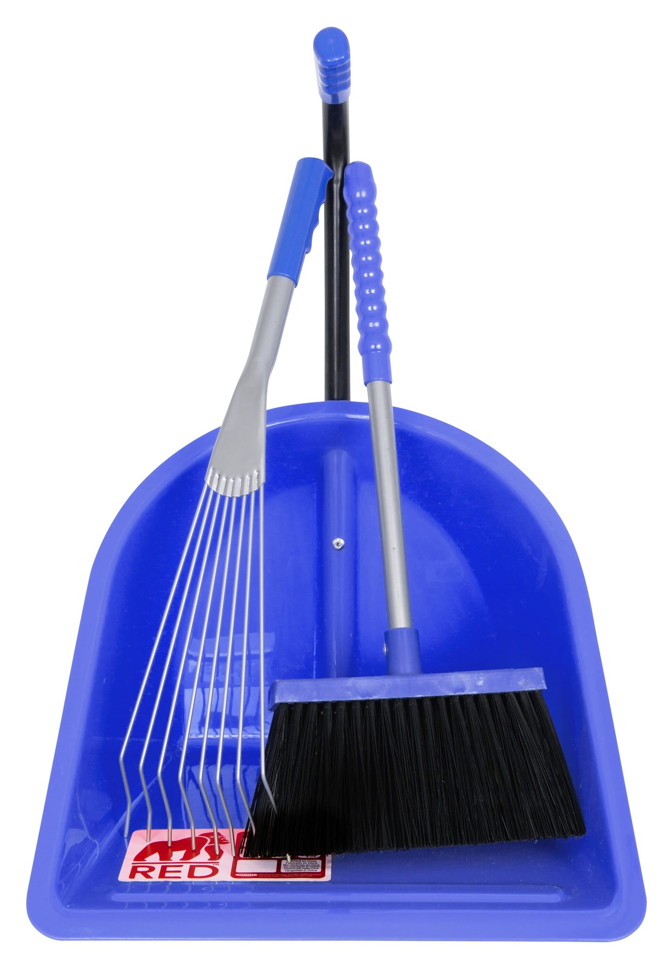 Red Gorilla - Teenie Tidee Companion Set - Blue (Tiny Tidee + Rake + Broom)