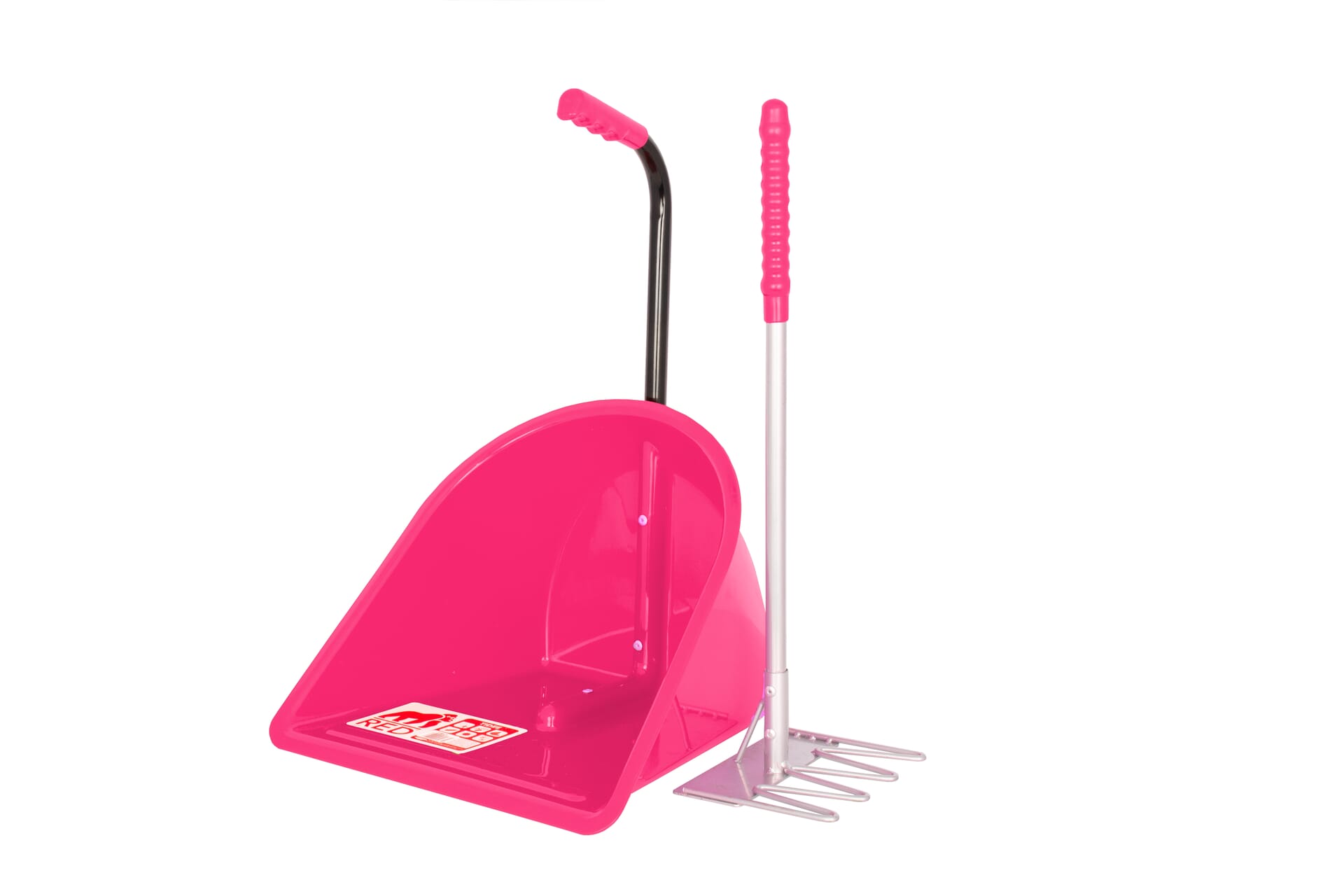 Red Gorilla - Teenie Tidee & Traditional Rake - Pink (Tiny Tidee + Rake)