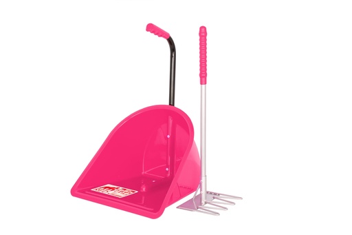 Red Gorilla - Teenie Tidee & Traditional Rake - Pink (Tiny Tidee + Rake)