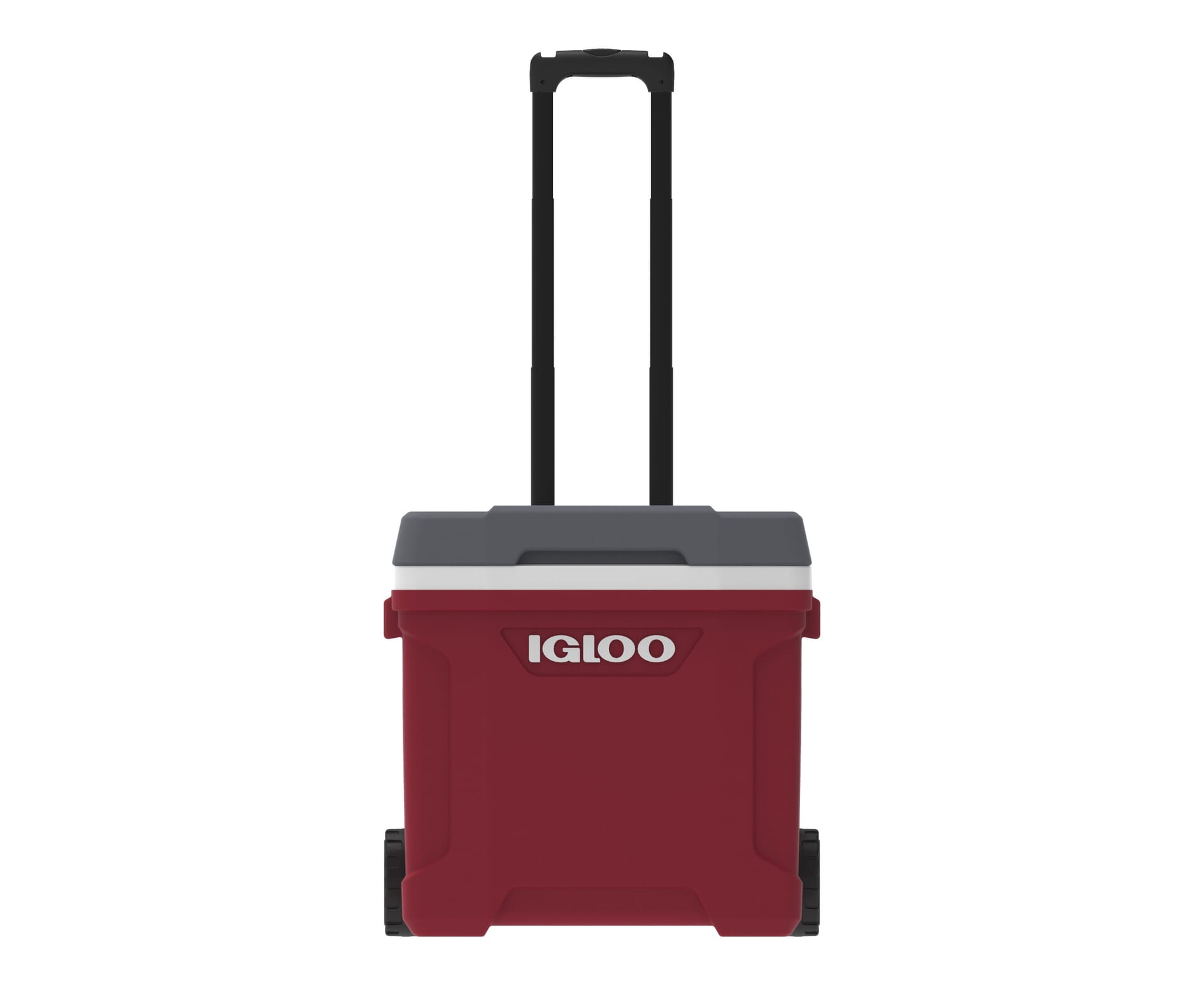 Igloo - Latitude 30 Roller Cooler - Industrial Red /Meteorite - DISC