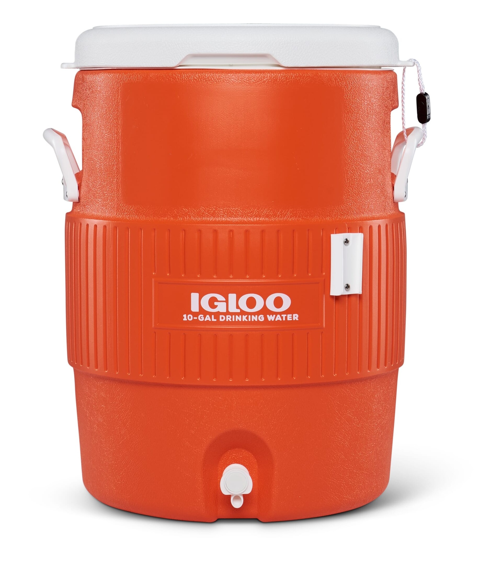 Igloo - 10 Gallon Seat Top With Cup Dispenser - Orange - DISC - DISC