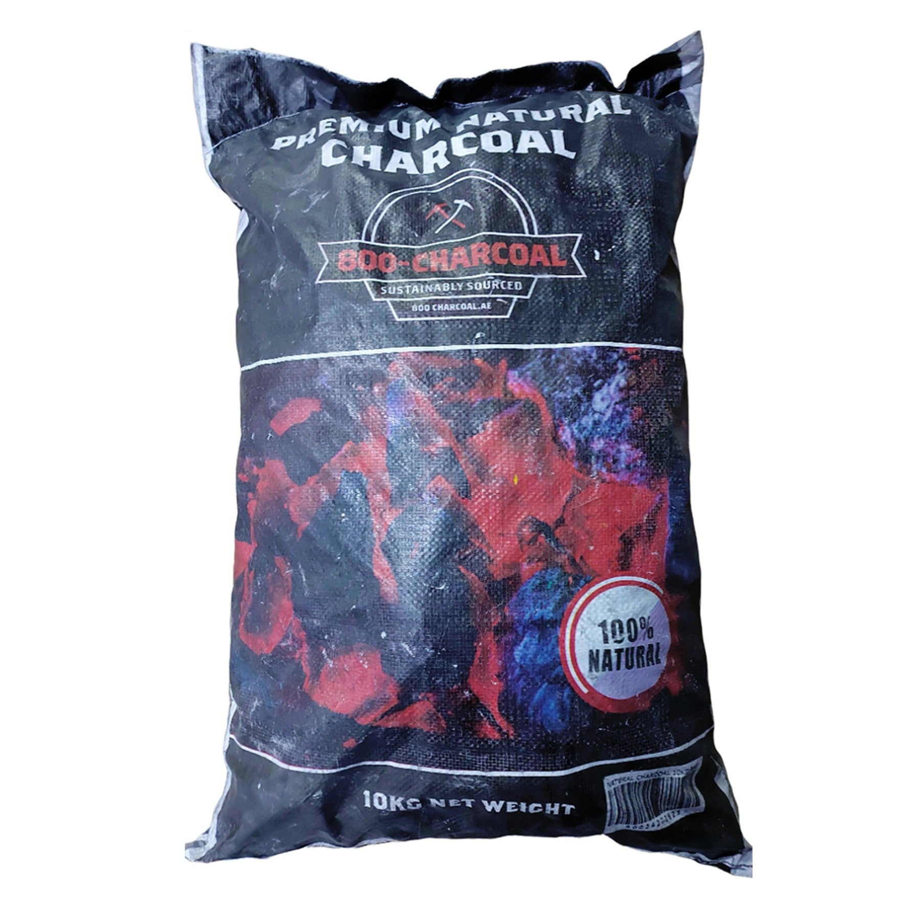 Charcoal - 10kg Natural Charcoal Black Bags
