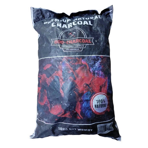 Charcoal - 10kg Natural Charcoal Black Bags