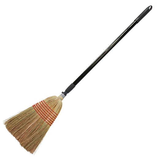 Red Gorilla - Telescopic Corn Brooms - Telescopic Handle with Large Corn Broom Head