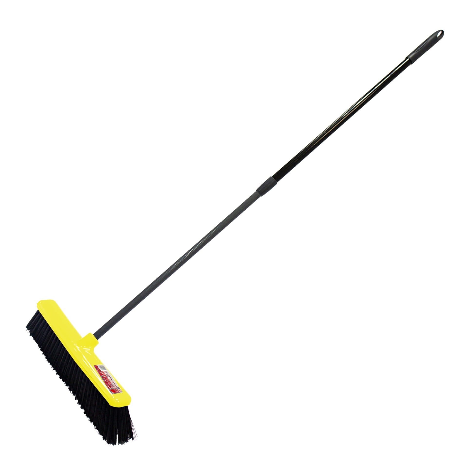 Red Gorilla - Telescopic Gorilla Brooms - TELESCOPIC HANDLE & 50CM SOFT BRISTLE HEAD YELLOW