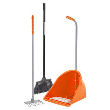 Red Gorilla - Tidee Companion Set - Orange (Tidee + Rake + Broom)