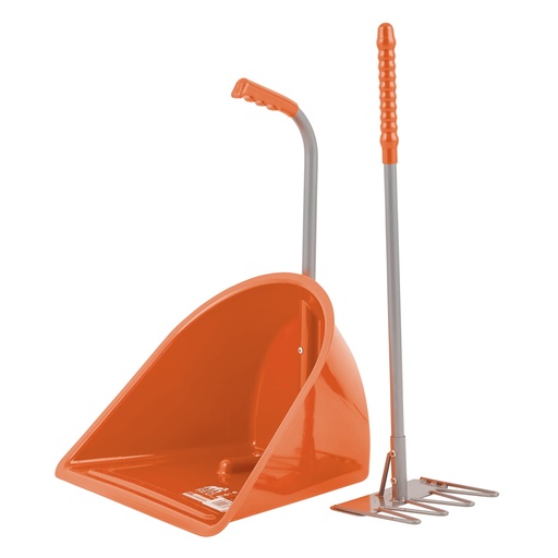 Red Gorilla - Teenie Tidee & Traditional Rake - Orange (Tiny Tidee + Rake)