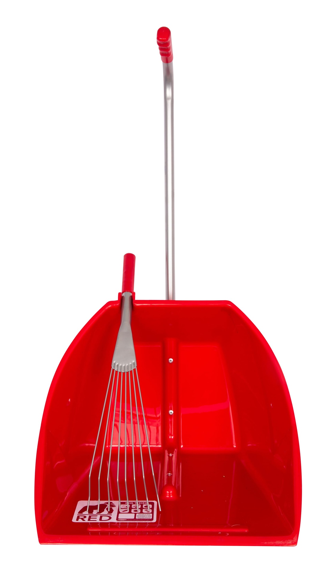 Red Gorilla - Big Tidee & Short Metal Rake - Red (Big Tidee + Rake)