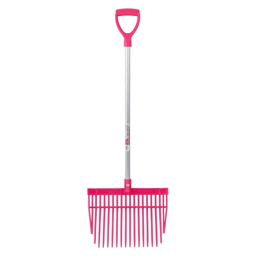 Red Gorilla - PC Bedding Fork Short D-Handle - Pink (Short Handle)