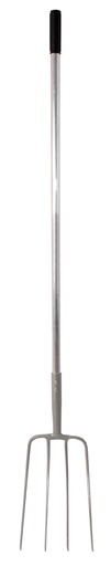 Red Gorilla - 4 Prong Manure Fork Pro Fork - Black (Straight Handle)