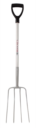 Red Gorilla - 4 Prong Manure Fork Pro Fork - Black (D Handle)