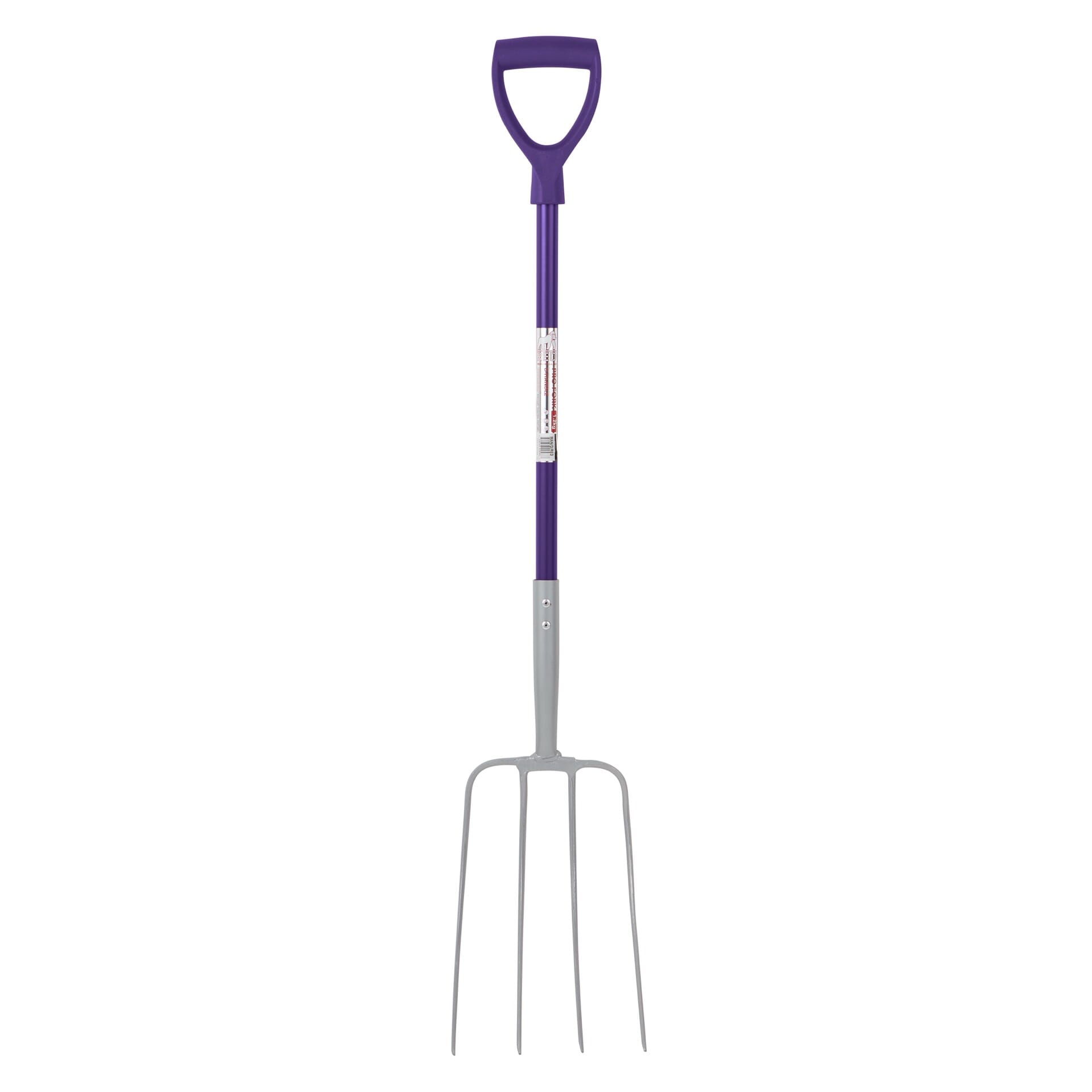 Red Gorilla - 4 Prong Manure Fork D Handle - Purple (D Handle)