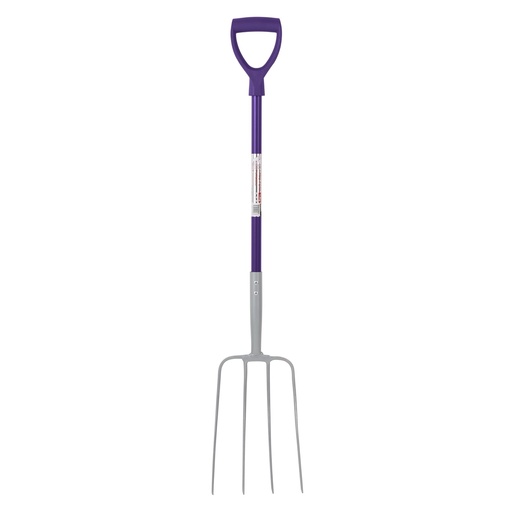 Red Gorilla - 4 Prong Manure Fork D Handle - Purple (D Handle)