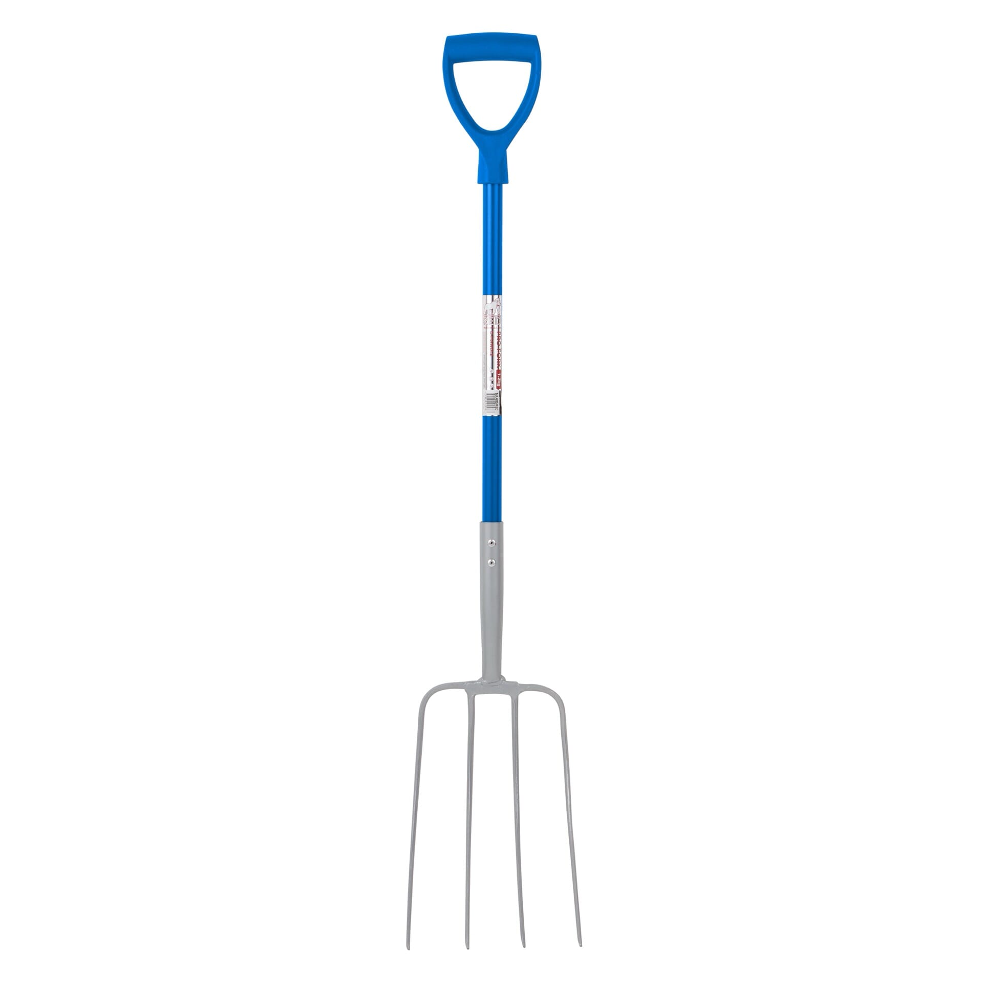 Red Gorilla - 4 Prong Manure Fork D Handle - Blue (D Handle)