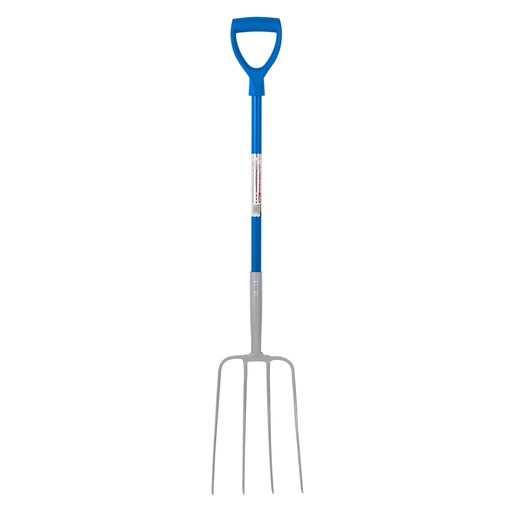 Red Gorilla - 4 Prong Manure Fork D Handle - Blue (D Handle)