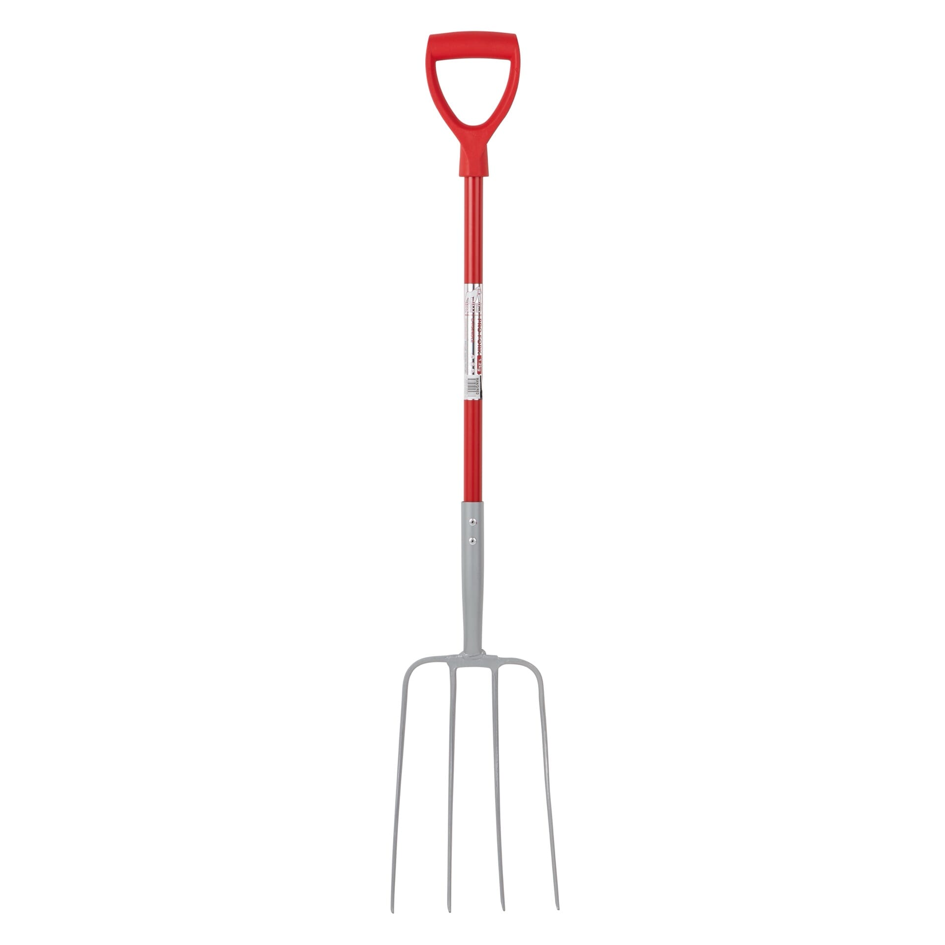 Red Gorilla - 4 Prong Manure Fork D Handle - Red (D Handle)