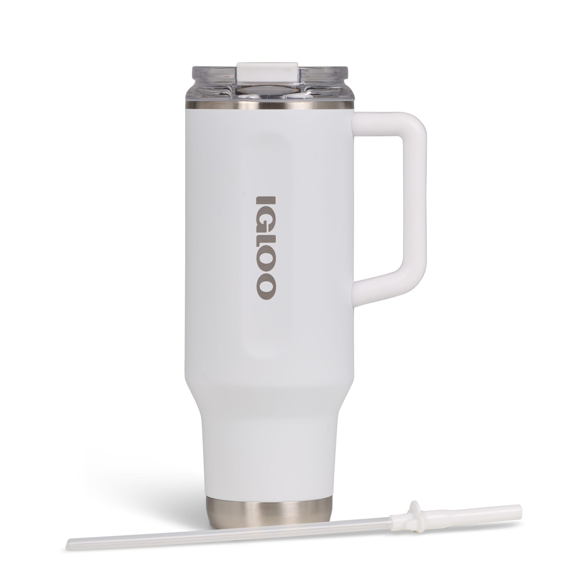 Igloo - 40 OZ Stainless Steel Travel Mug - White