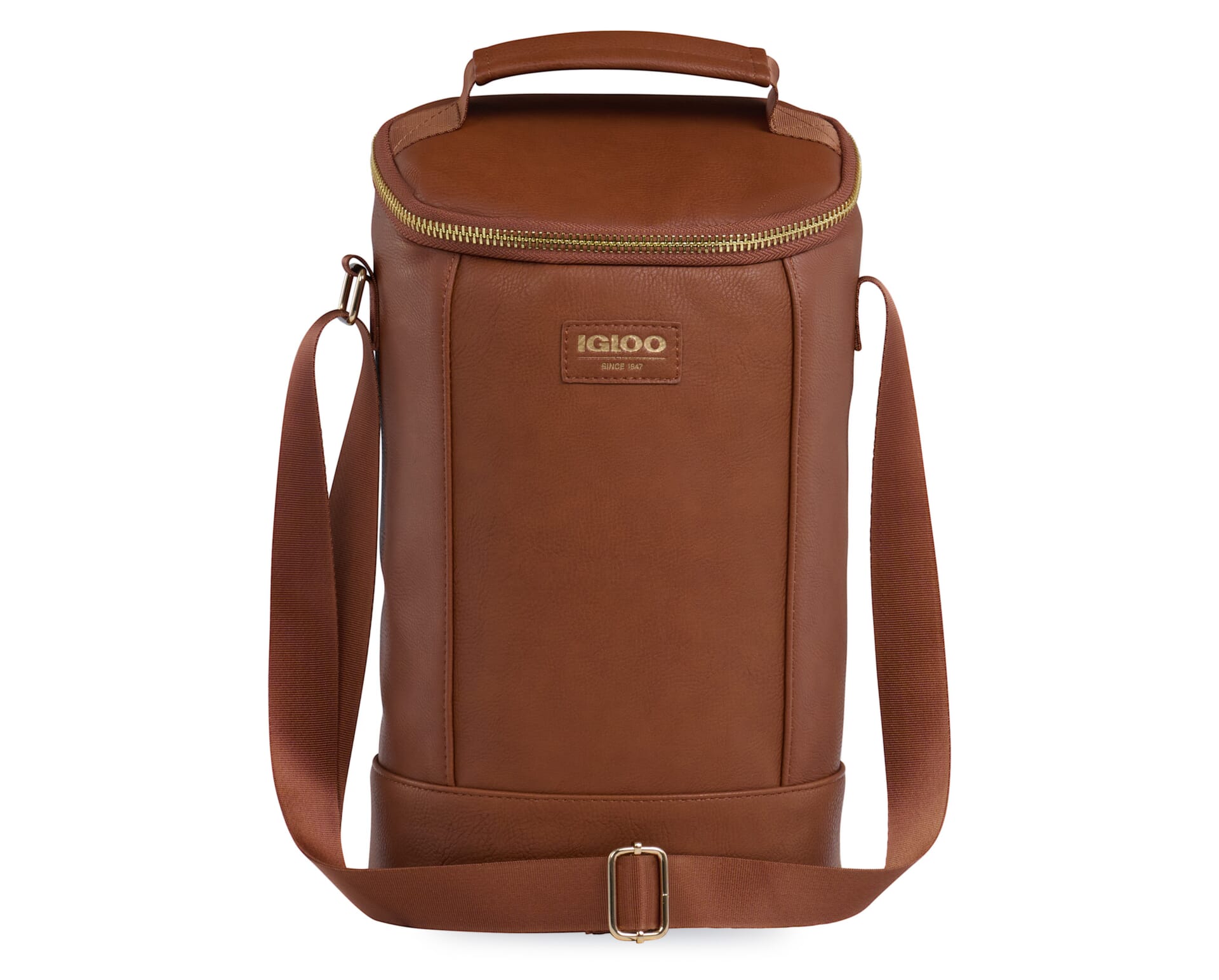 Igloo - Wine Tote Luxe - Cognac